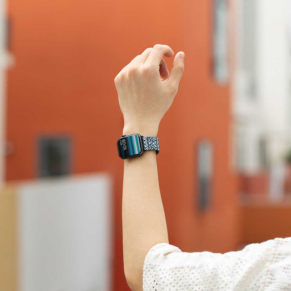 __genel|13|apple-watch-serisi-uyumlu-aramid-fiber-ve-karbon-fiber-pitaka-dreamland-chromacarbon-serisi-mosaic-universal-kordon-14|Apple Watch Serisi Uyumlu Aramid Fiber ve Karbon Fiber Pitaka Dreamland ChromaCarbon Serisi Mosaic Universal Kordon