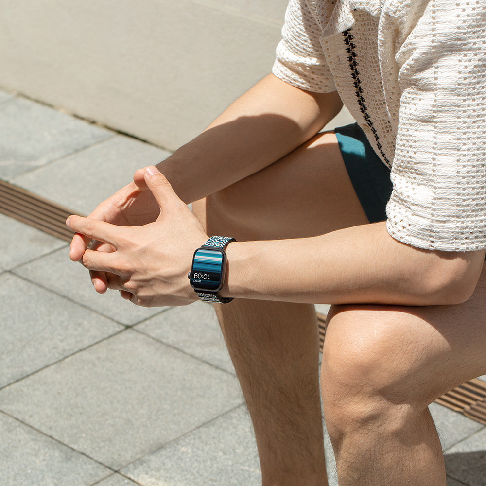 __genel|17|apple-watch-serisi-uyumlu-aramid-fiber-ve-karbon-fiber-pitaka-dreamland-chromacarbon-serisi-mosaic-universal-kordon-18|Apple Watch Serisi Uyumlu Aramid Fiber ve Karbon Fiber Pitaka Dreamland ChromaCarbon Serisi Mosaic Universal Kordon