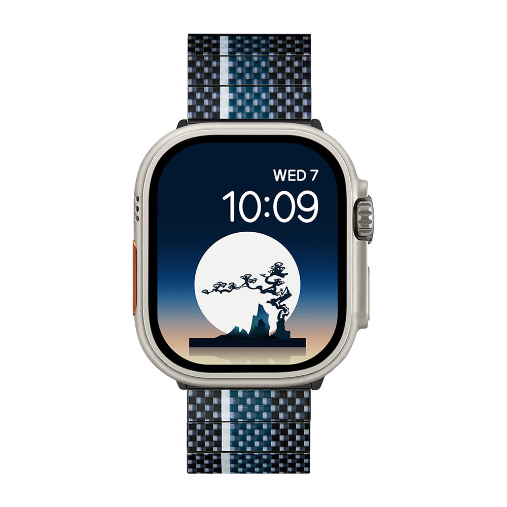 __genel|3|apple-watch-serisi-uyumlu-aramid-fiber-ve-karbon-fiber-pitaka-poetry-of-things-chromacarbon-serisi-moon-universal-kordon-04|Apple Watch Serisi Uyumlu Aramid Fiber ve Karbon Fiber Pitaka Poetry of Things ChromaCarbon Serisi Moon Universal Kordon