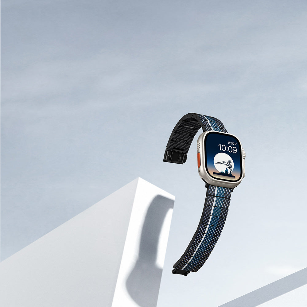 __genel|17|apple-watch-serisi-uyumlu-aramid-fiber-ve-karbon-fiber-pitaka-poetry-of-things-chromacarbon-serisi-moon-universal-kordon-18|Apple Watch Serisi Uyumlu Aramid Fiber ve Karbon Fiber Pitaka Poetry of Things ChromaCarbon Serisi Moon Universal Kordon