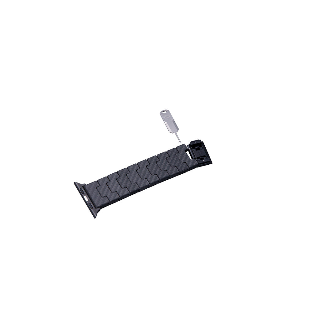 __genel|12|apple-watch-serisi-uyumlu-karbon-fiber-pitaka-modern-serisi-black-grey-twill-universal-kordon-13|Apple Watch Serisi Uyumlu Karbon Fiber Pitaka Modern Serisi Black-Grey Twill Universal Kordon