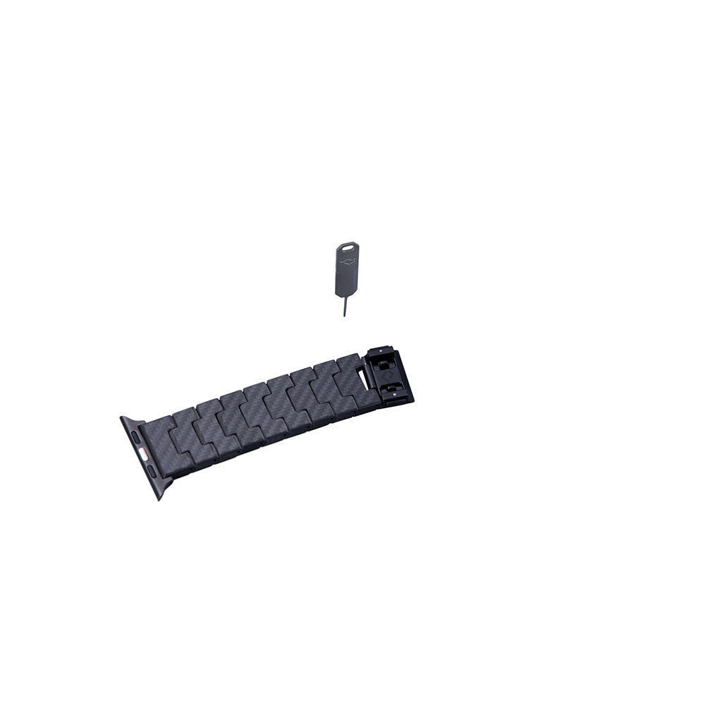 __genel|14|apple-watch-serisi-uyumlu-karbon-fiber-pitaka-modern-serisi-black-grey-twill-universal-kordon-15|Apple Watch Serisi Uyumlu Karbon Fiber Pitaka Modern Serisi Black-Grey Twill Universal Kordon