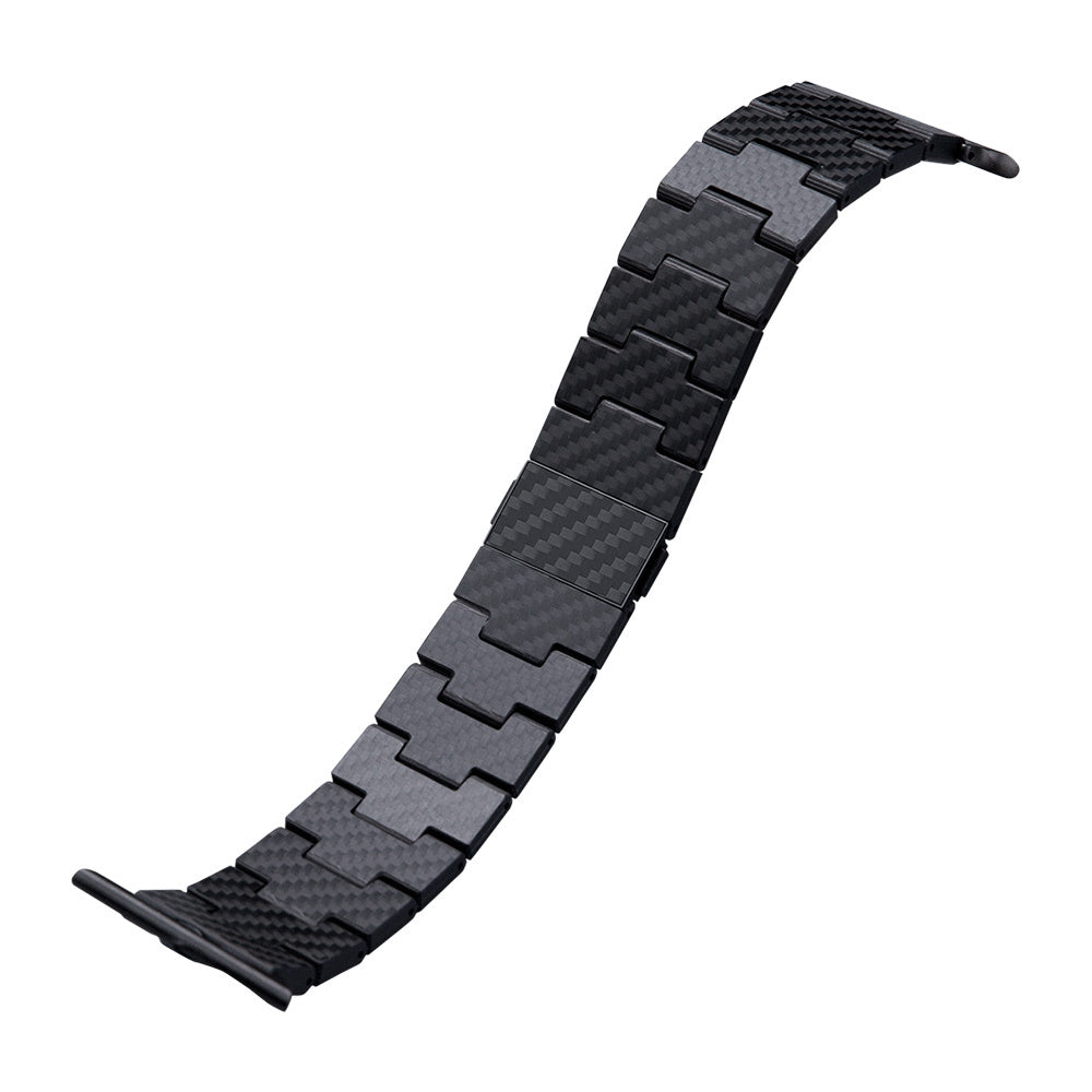 __genel|2|apple-watch-serisi-uyumlu-karbon-fiber-pitaka-retro-serisi-black-grey-twill-universal-kordon-03|Apple Watch Serisi Uyumlu Karbon Fiber Pitaka Retro Serisi Black-Grey Twill Universal Kordon