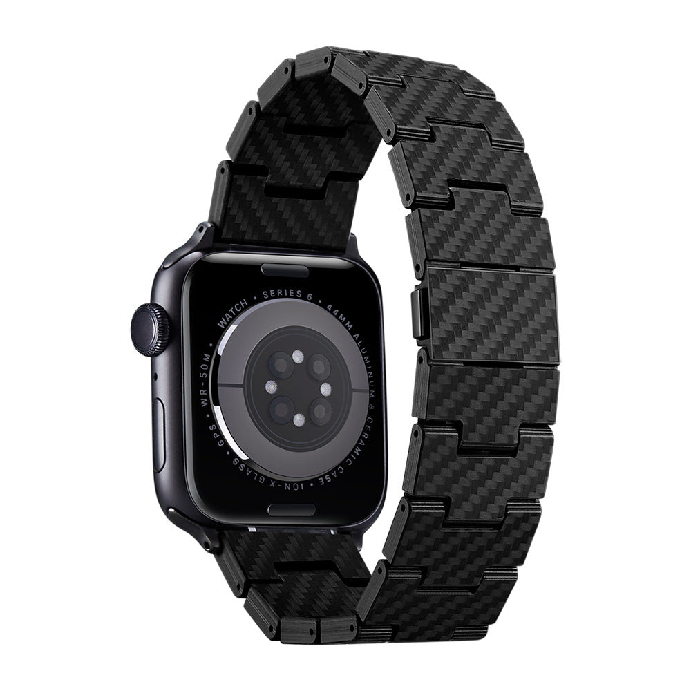 __genel|7|apple-watch-serisi-uyumlu-karbon-fiber-pitaka-retro-serisi-black-grey-twill-universal-kordon-08|Apple Watch Serisi Uyumlu Karbon Fiber Pitaka Retro Serisi Black-Grey Twill Universal Kordon