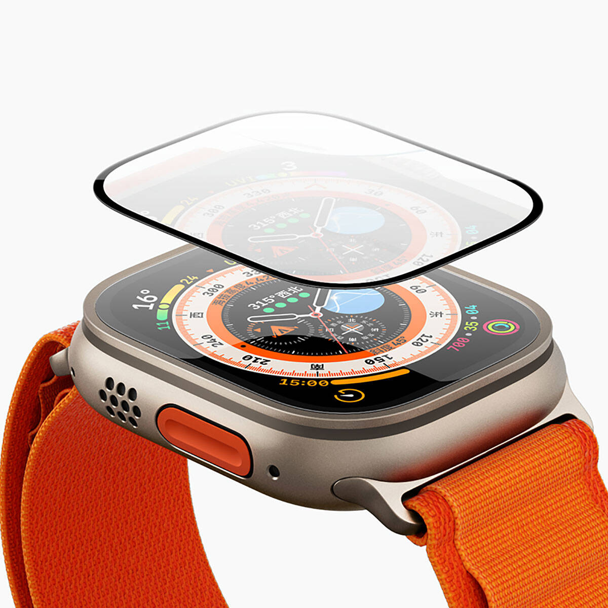 __genel|0|apple-watch-ultra-49mm-benks-anti-reflective-kolay-uygulama-aparatli-temperli-ekran-koruyucu-01|Apple Watch Ultra 49mm Benks Anti-Reflective Kolay Uygulama Aparatlı Temperli Ekran Koruyucu