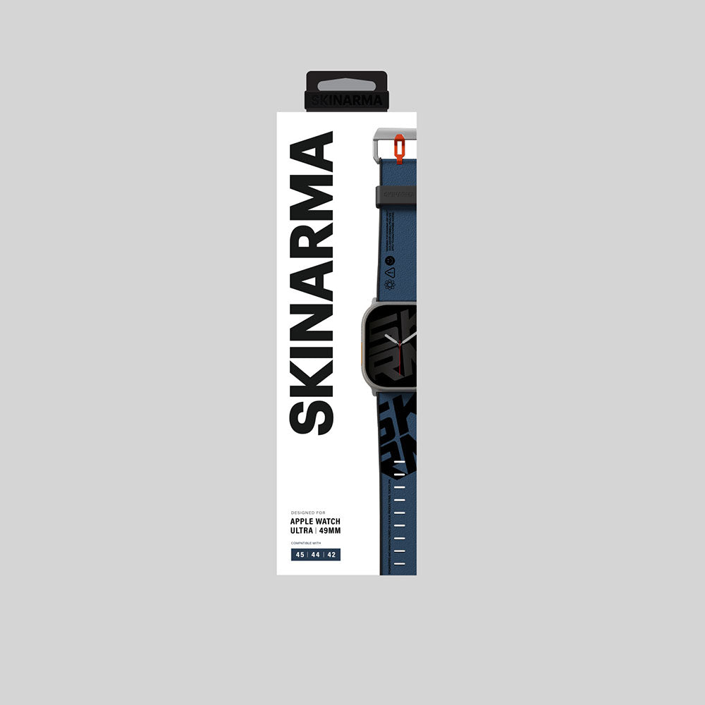 __genel|7|apple-watch-ultra-49mm-skinarma-spunk-serisi-pu-deri-kordon-08|Apple Watch Ultra 49mm SkinArma Spunk Serisi PU Deri Kordon