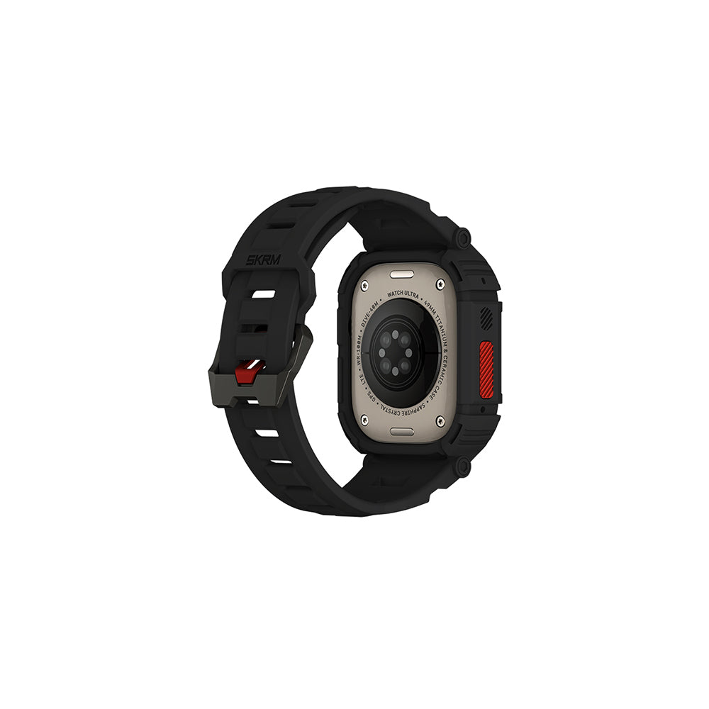 __genel|1|apple-watch-ultra-49mm-skinarma-mecha-2in1-tpu-kasa-koruyucu-silikon-kordon-02|Apple Watch Ultra 49mm Skinarma Mecha 2in1 TPU Kasa Koruyucu + Silikon Kordon