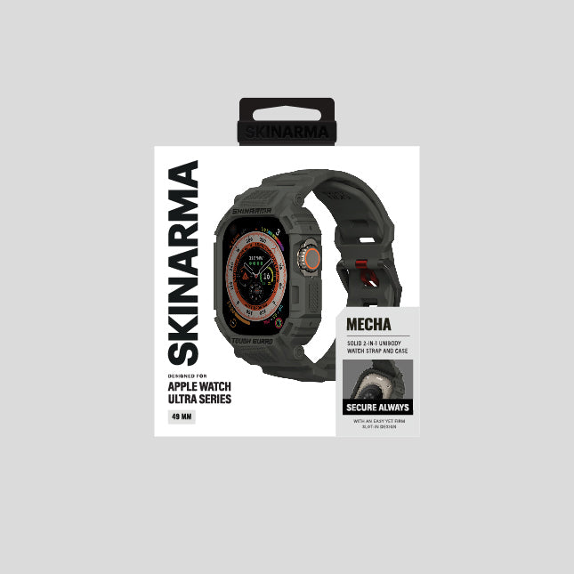 __genel|14|apple-watch-ultra-49mm-skinarma-mecha-2in1-tpu-kasa-koruyucu-silikon-kordon-15|Apple Watch Ultra 49mm Skinarma Mecha 2in1 TPU Kasa Koruyucu + Silikon Kordon