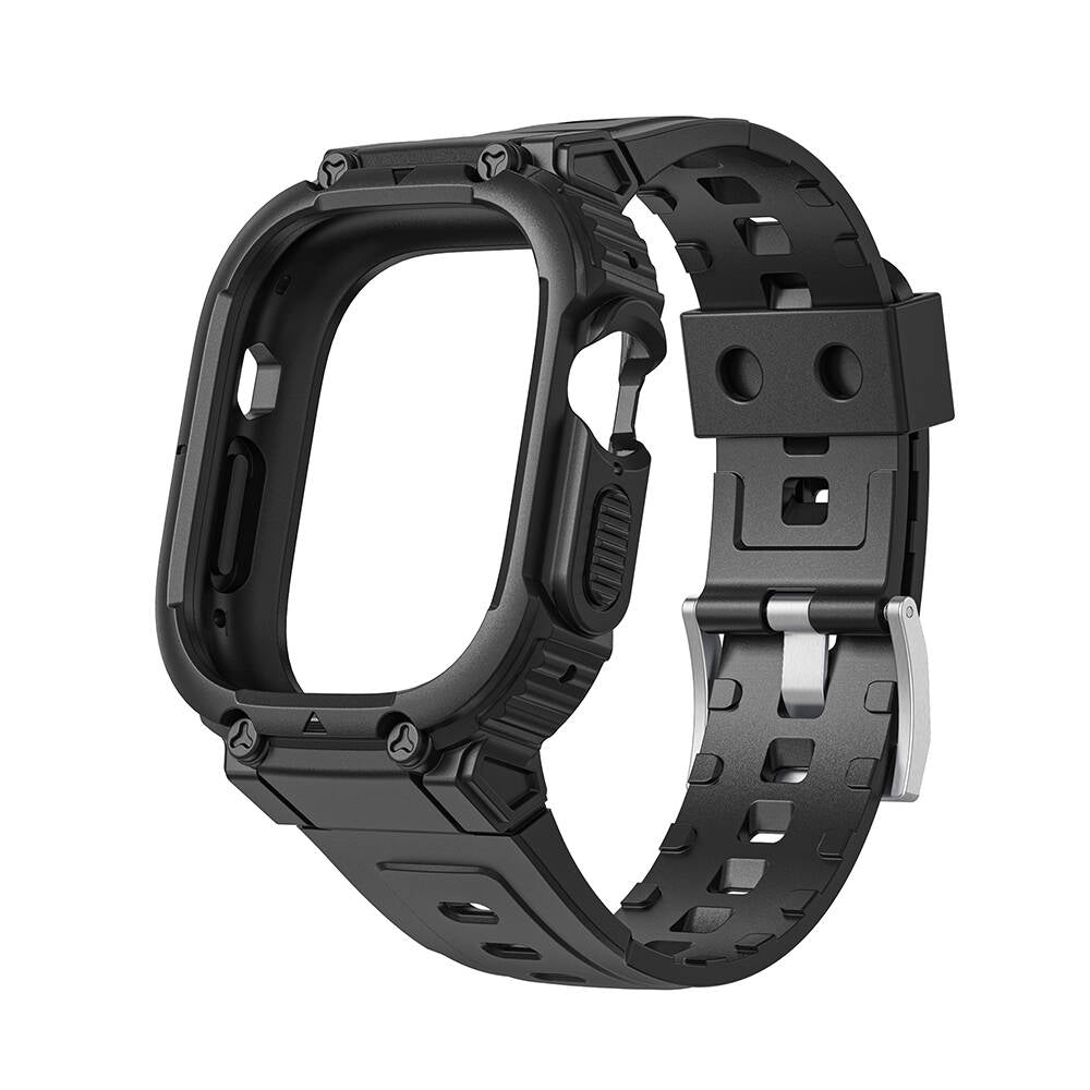 __genel|1|apple-watch-ultra-49mm-wiwu-wi-wb014-armor-serisi-2in1-sert-pc-kasa-koruyuculu-silikon-kordon-02|Apple Watch Ultra 49mm Wiwu Wi-WB014 Armor Serisi 2in1 Sert PC Kasa Koruyuculu Silikon Kordon