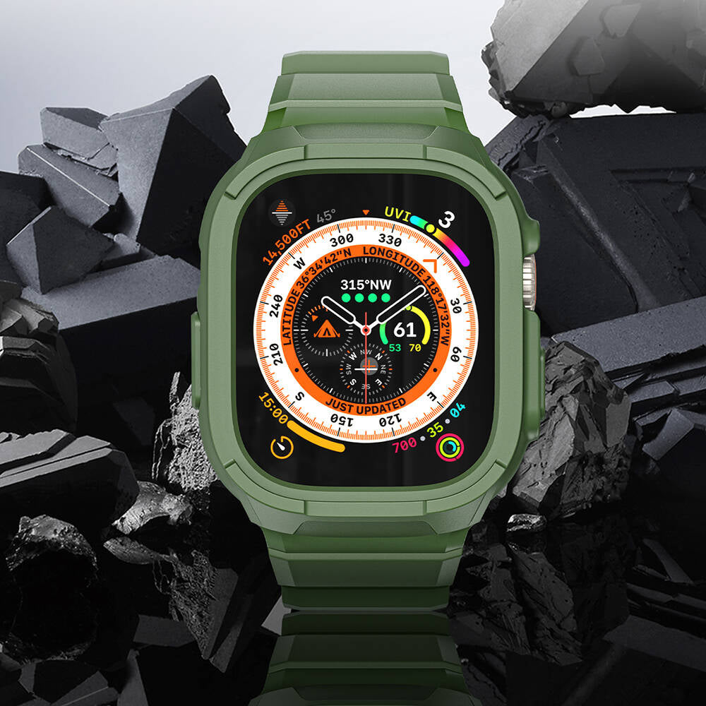 __genel|7|apple-watch-ultra-49mm-wiwu-wi-wb014-armor-serisi-2in1-sert-pc-kasa-koruyuculu-silikon-kordon-08|Apple Watch Ultra 49mm Wiwu Wi-WB014 Armor Serisi 2in1 Sert PC Kasa Koruyuculu Silikon Kordon