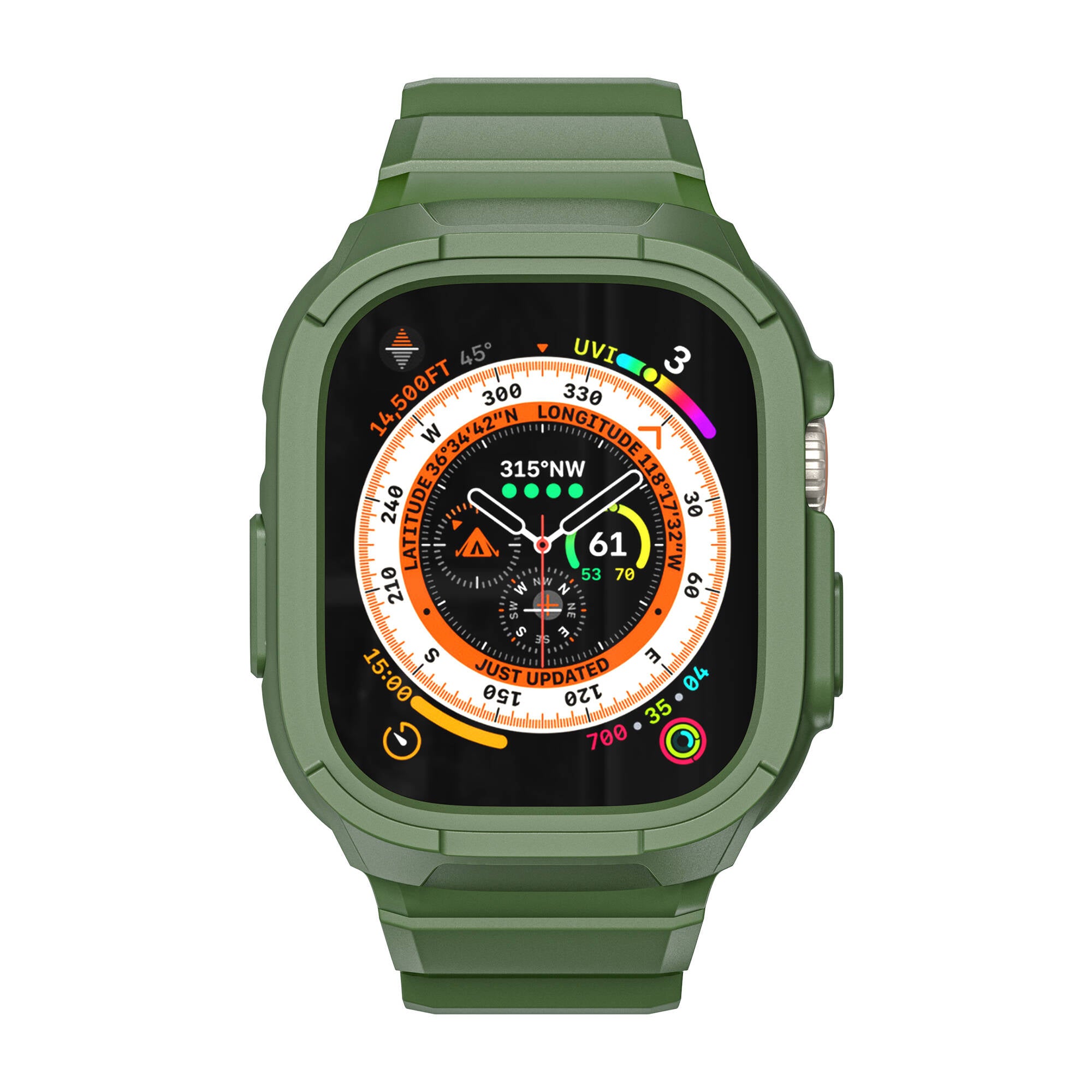 __genel|8|apple-watch-ultra-49mm-wiwu-wi-wb014-armor-serisi-2in1-sert-pc-kasa-koruyuculu-silikon-kordon-09|Apple Watch Ultra 49mm Wiwu Wi-WB014 Armor Serisi 2in1 Sert PC Kasa Koruyuculu Silikon Kordon
