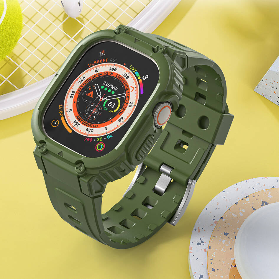 __genel|10|apple-watch-ultra-49mm-wiwu-wi-wb014-armor-serisi-2in1-sert-pc-kasa-koruyuculu-silikon-kordon-11|Apple Watch Ultra 49mm Wiwu Wi-WB014 Armor Serisi 2in1 Sert PC Kasa Koruyuculu Silikon Kordon
