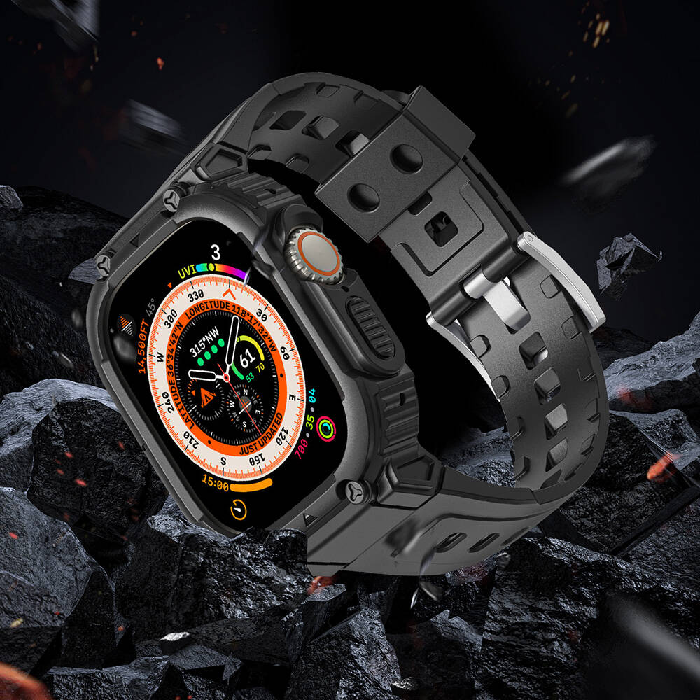 __genel|11|apple-watch-ultra-49mm-wiwu-wi-wb014-armor-serisi-2in1-sert-pc-kasa-koruyuculu-silikon-kordon-12|Apple Watch Ultra 49mm Wiwu Wi-WB014 Armor Serisi 2in1 Sert PC Kasa Koruyuculu Silikon Kordon