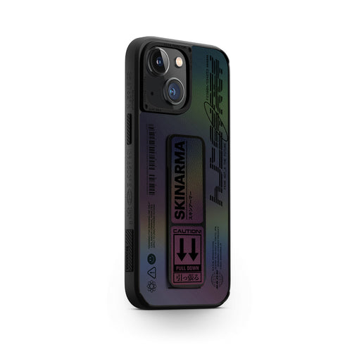 __genel|1|apple-iphone-14-kilif-skinarma-holografik-tasarimli-standli-deri-gorunumlu-kira-kobai-kapak-02|Apple iPhone 14 Kılıf SkinArma Holografik Tasarımlı Standlı Deri Görünümlü Kira Kobai Kapak