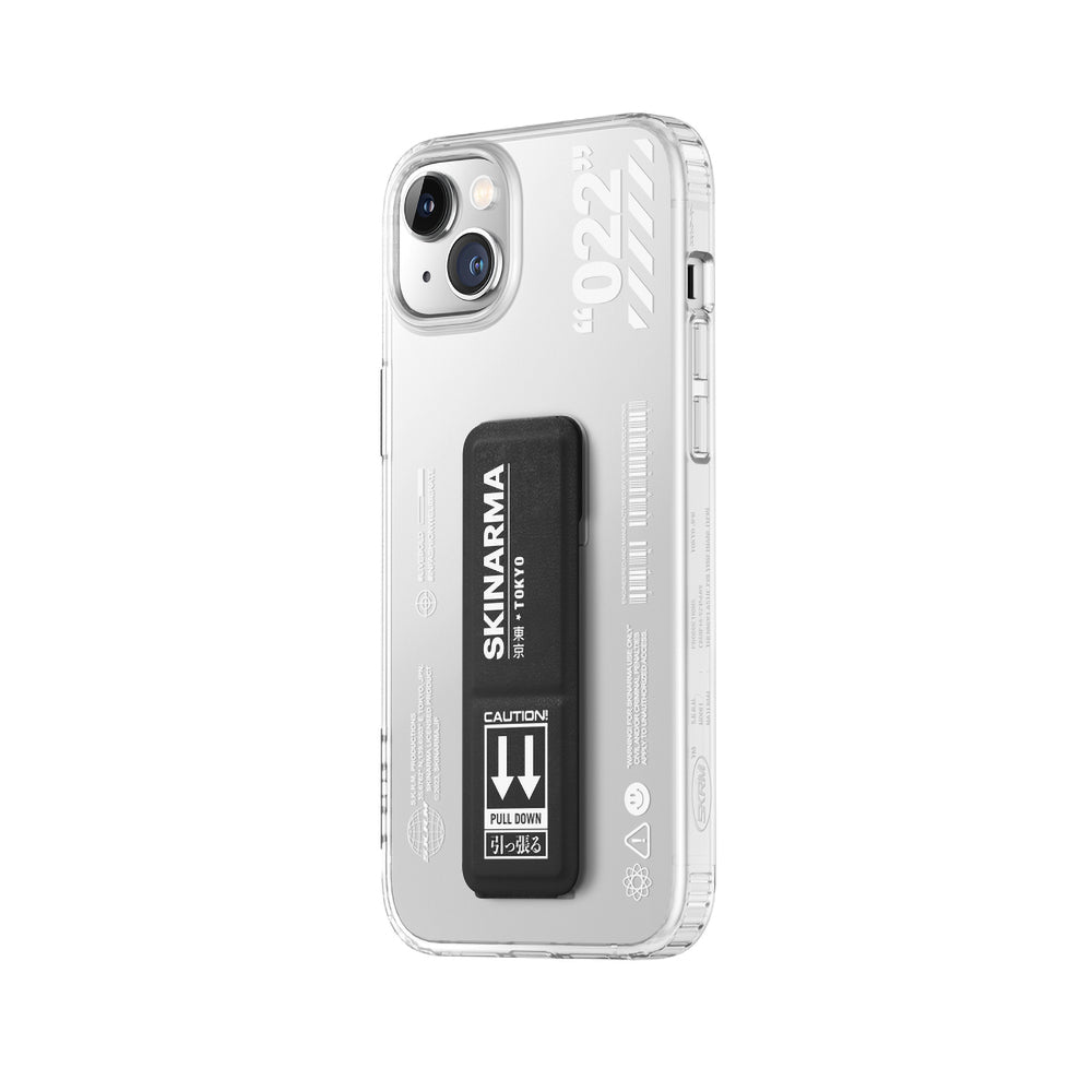 __genel|1|apple-iphone-14-kilif-skinarma-standli-seffaf-tasarimli-taihi-sora-kapak-02|Apple iPhone 14 Kılıf SkinArma Standlı Şeffaf Tasarımlı Taihi Sora Kapak
