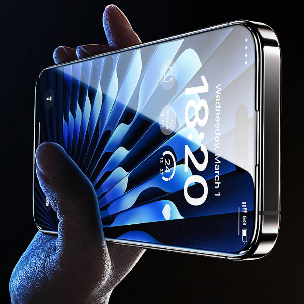 __genel|4|apple-iphone-14-pro-max-benks-glass-warrior-hd-cam-ekran-koruyucu-kolay-uygulama-aparatli-05|Apple iPhone 14 Pro Max Benks Glass Warrior HD Cam Ekran Koruyucu + Kolay Uygulama Aparatlı
