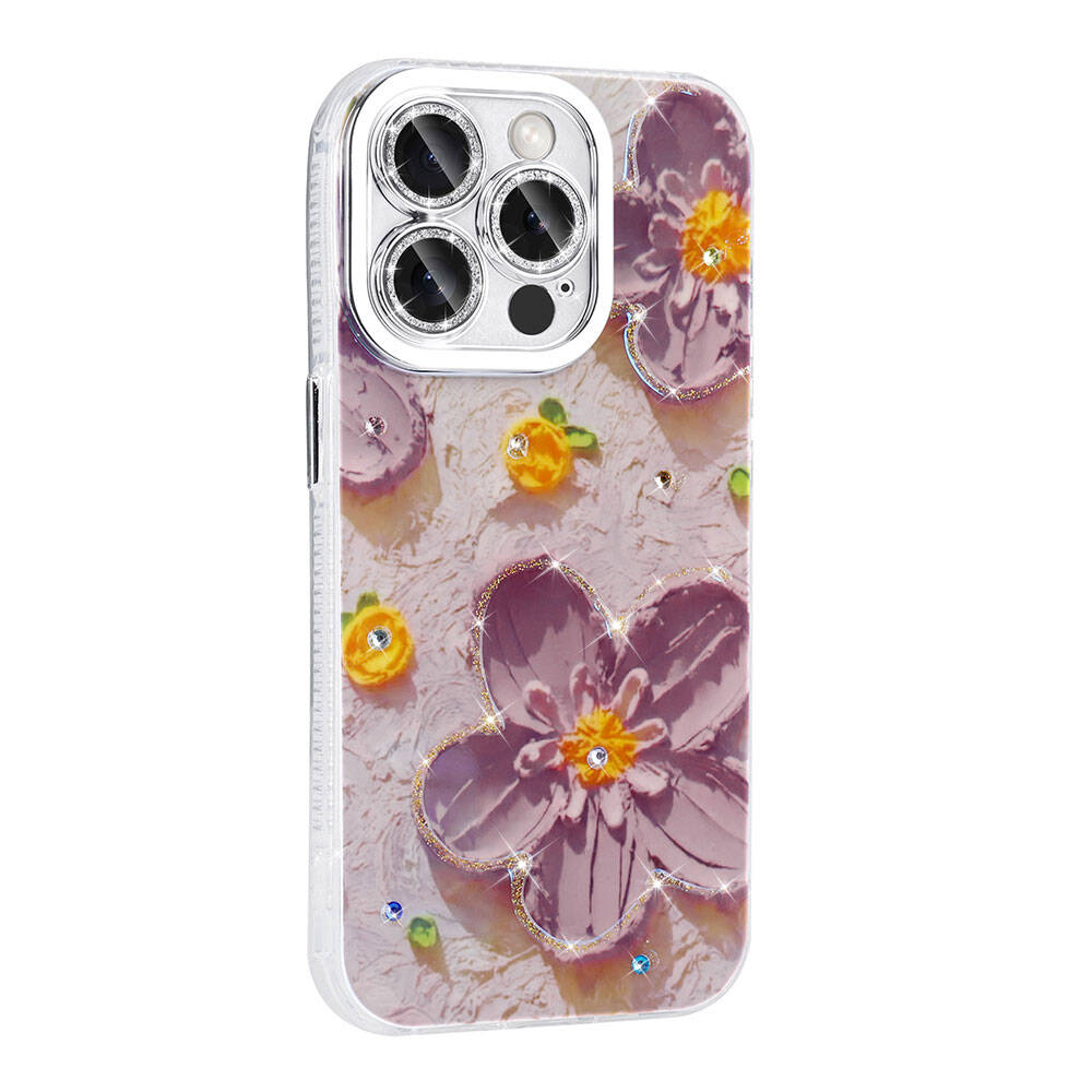 __genel|2|apple-iphone-14-pro-max-kilif-cicek-desenli-parlak-tasli-sert-silikon-zore-garden-kapak-03|Apple iPhone 14 Pro Max Kılıf Çiçek Desenli Parlak Taşlı Sert Silikon Gordonix Garden Kapak