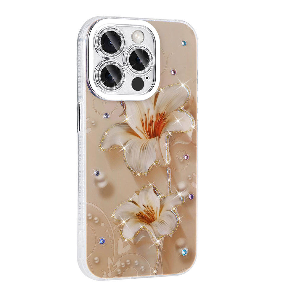 __genel|11|apple-iphone-14-pro-max-kilif-cicek-desenli-parlak-tasli-sert-silikon-zore-garden-kapak-12|Apple iPhone 14 Pro Max Kılıf Çiçek Desenli Parlak Taşlı Sert Silikon Gordonix Garden Kapak