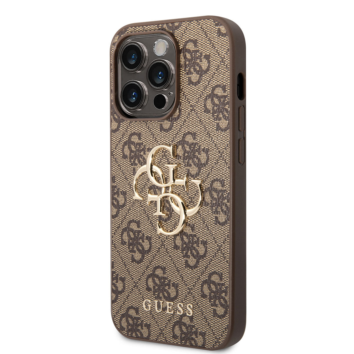 __genel|1|apple-iphone-14-pro-max-kilif-guess-pu-deri-buyuk-metal-logo-dizaynli-kapak-02|Apple iPhone 14 Pro Max Kılıf GUESS PU Deri Büyük Metal Logo Dizaynlı Kapak