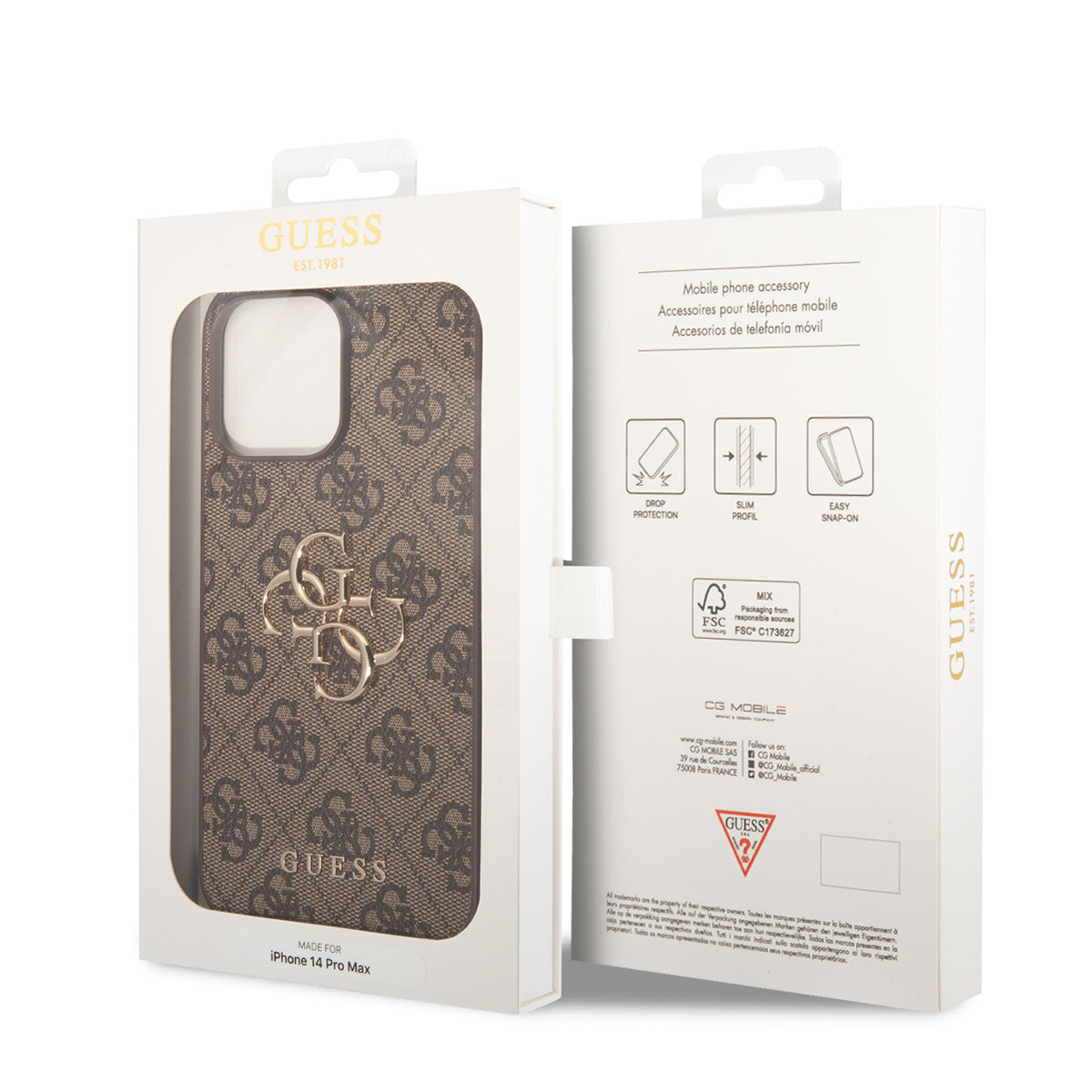 __genel|2|apple-iphone-14-pro-max-kilif-guess-pu-deri-buyuk-metal-logo-dizaynli-kapak-03|Apple iPhone 14 Pro Max Kılıf GUESS PU Deri Büyük Metal Logo Dizaynlı Kapak