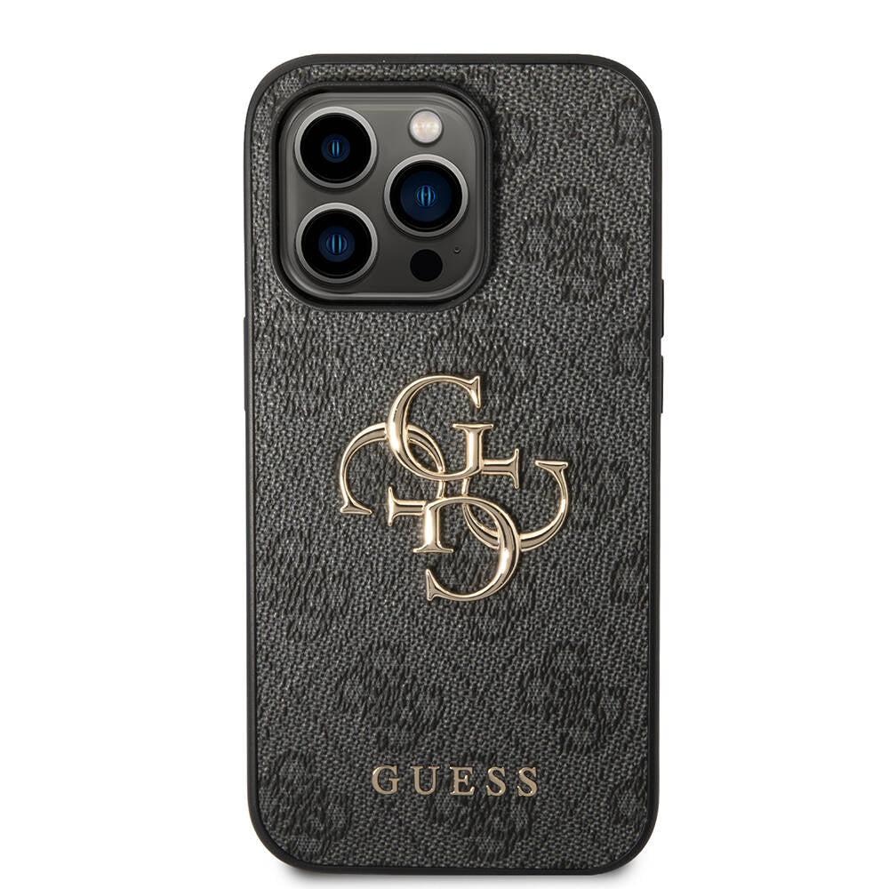 __genel|15|apple-iphone-14-pro-max-kilif-guess-pu-deri-buyuk-metal-logo-dizaynli-kapak-16|Apple iPhone 14 Pro Max Kılıf GUESS PU Deri Büyük Metal Logo Dizaynlı Kapak