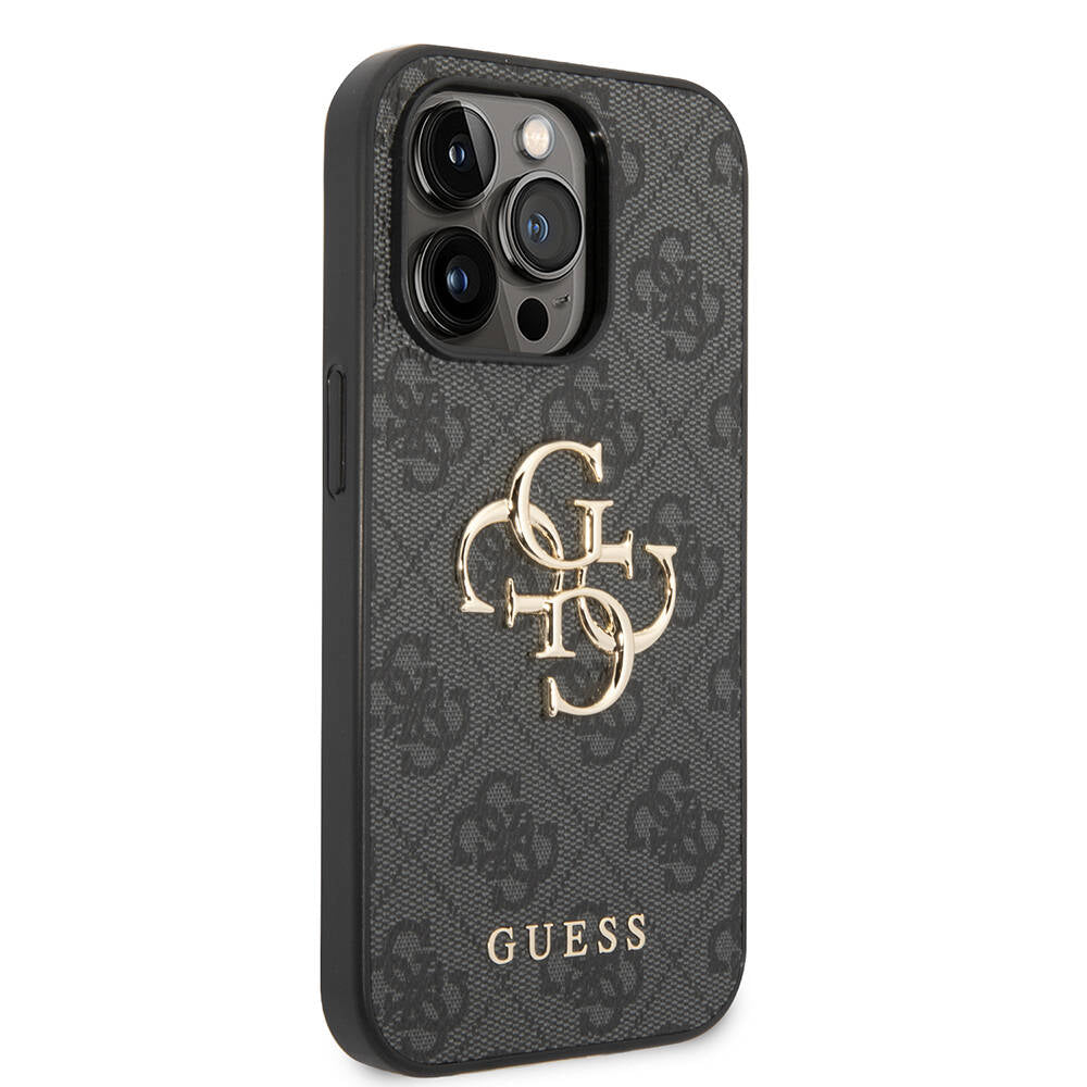 __genel|16|apple-iphone-14-pro-max-kilif-guess-pu-deri-buyuk-metal-logo-dizaynli-kapak-17|Apple iPhone 14 Pro Max Kılıf GUESS PU Deri Büyük Metal Logo Dizaynlı Kapak