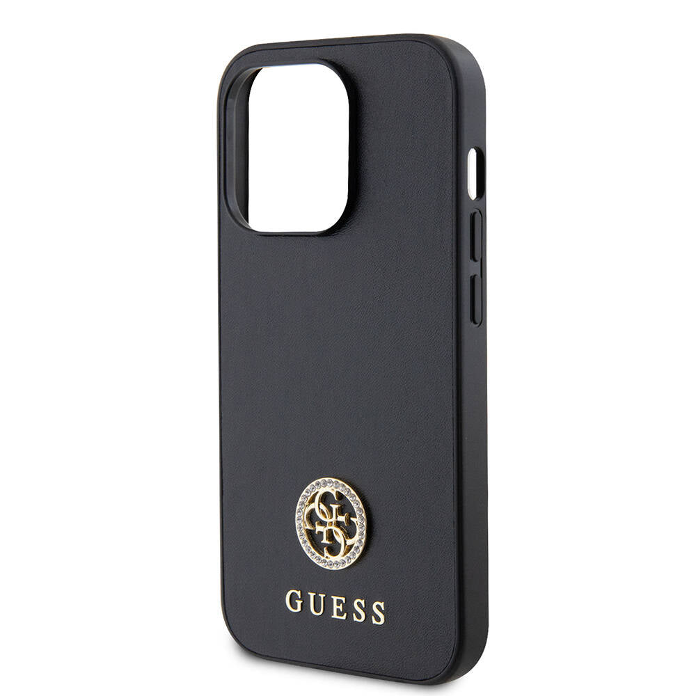 __genel|6|apple-iphone-14-pro-max-kilif-guess-orjinal-lisansli-deri-4g-metal-logo-strass-kapak-07|Apple iPhone 14 Pro Max Kılıf Guess Orjinal Lisanslı Deri 4G Metal Logo Strass Kapak