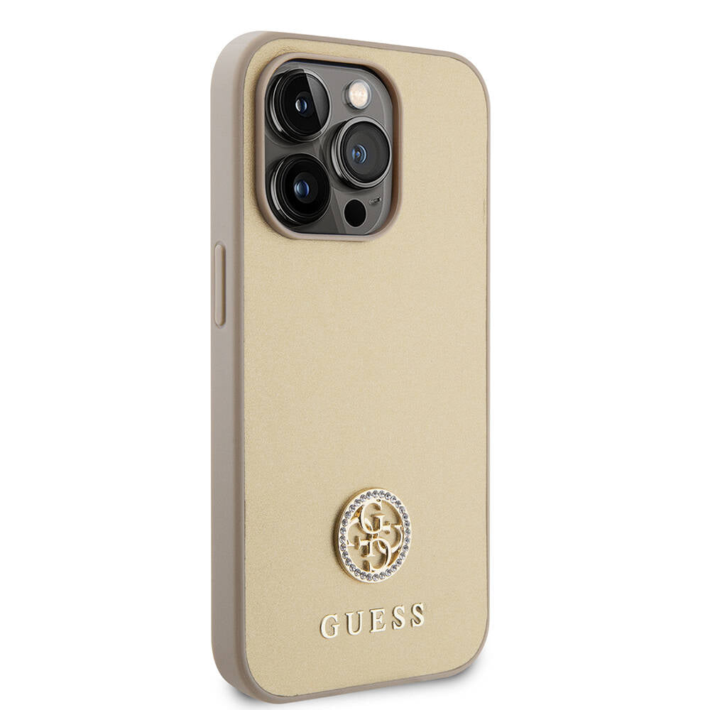 __genel|7|apple-iphone-14-pro-max-kilif-guess-orjinal-lisansli-deri-4g-metal-logo-strass-kapak-08|Apple iPhone 14 Pro Max Kılıf Guess Orjinal Lisanslı Deri 4G Metal Logo Strass Kapak