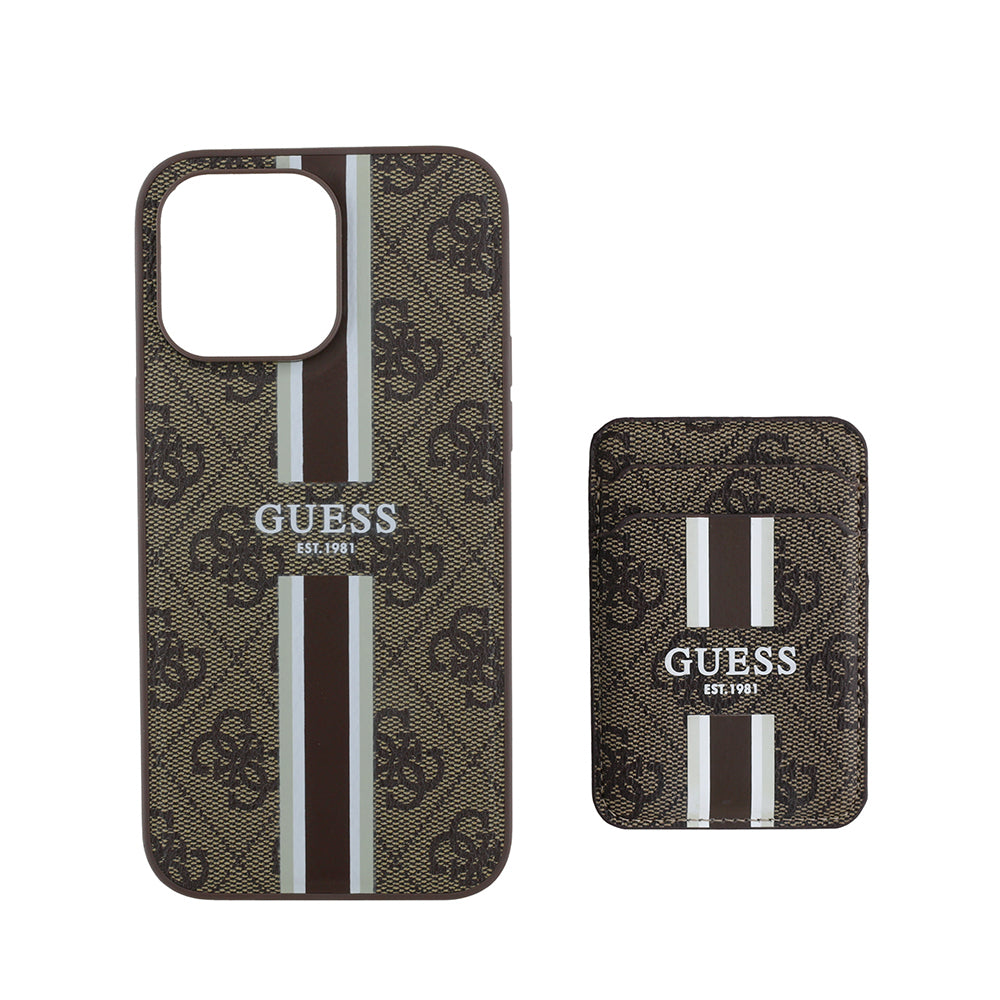 __genel|1|apple-iphone-14-pro-max-kilif-guess-orjinal-lisansli-m-safe-sarj-ozellikli-4g-desenli-cizgili-kartlikli-kapak-02|Apple iPhone 14 Pro Max Kılıf Guess Orjinal Lisanslı MagSafe Şarj Özellikli 4G Desenli Çizgili Kartlıklı Kapak