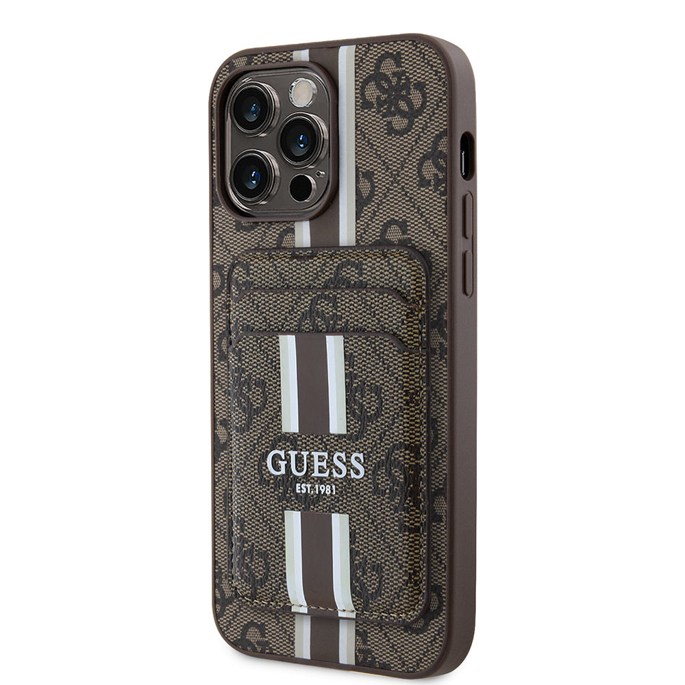 __genel|2|apple-iphone-14-pro-max-kilif-guess-orjinal-lisansli-m-safe-sarj-ozellikli-4g-desenli-cizgili-kartlikli-kapak-03|Apple iPhone 14 Pro Max Kılıf Guess Orjinal Lisanslı MagSafe Şarj Özellikli 4G Desenli Çizgili Kartlıklı Kapak