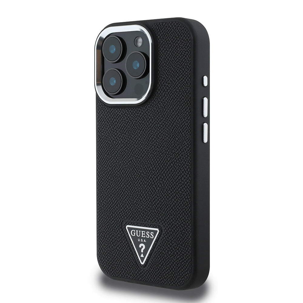__genel|1|apple-iphone-14-pro-max-kilif-guess-orjinal-lisansli-m-safe-sarj-ozellikli-grained-triangle-kapak-02|Apple iPhone 14 Pro Max Kılıf Guess Orjinal Lisanslı MagSafe Şarj Özellikli Grained Triangle Kapak