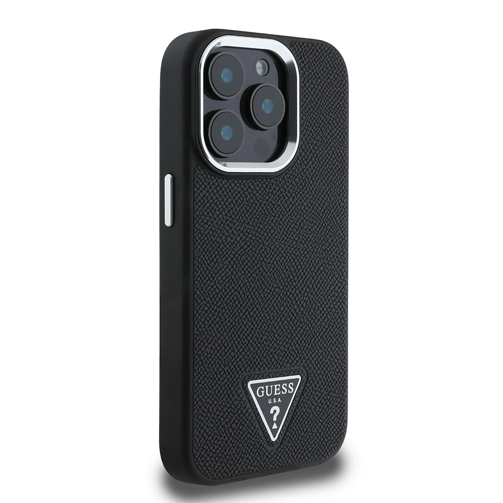 __genel|3|apple-iphone-14-pro-max-kilif-guess-orjinal-lisansli-m-safe-sarj-ozellikli-grained-triangle-kapak-04|Apple iPhone 14 Pro Max Kılıf Guess Orjinal Lisanslı MagSafe Şarj Özellikli Grained Triangle Kapak
