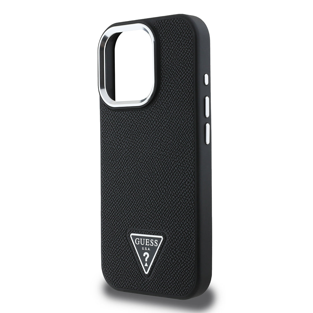 __genel|5|apple-iphone-14-pro-max-kilif-guess-orjinal-lisansli-m-safe-sarj-ozellikli-grained-triangle-kapak-06|Apple iPhone 14 Pro Max Kılıf Guess Orjinal Lisanslı MagSafe Şarj Özellikli Grained Triangle Kapak