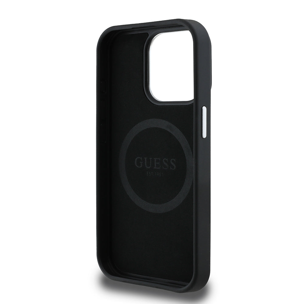 __genel|6|apple-iphone-14-pro-max-kilif-guess-orjinal-lisansli-m-safe-sarj-ozellikli-grained-triangle-kapak-07|Apple iPhone 14 Pro Max Kılıf Guess Orjinal Lisanslı MagSafe Şarj Özellikli Grained Triangle Kapak