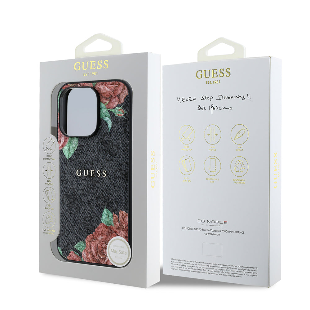 __genel|14|apple-iphone-14-pro-max-kilif-guess-orjinal-lisansli-m-safe-sarj-ozellikli-gul-baskili-4g-desenli-yazi-logolu-kapak-15|Apple iPhone 14 Pro Max Kılıf Guess Orjinal Lisanslı MagSafe Şarj Özellikli Gül Baskılı 4G Desenli Yazı Logolu Kapak