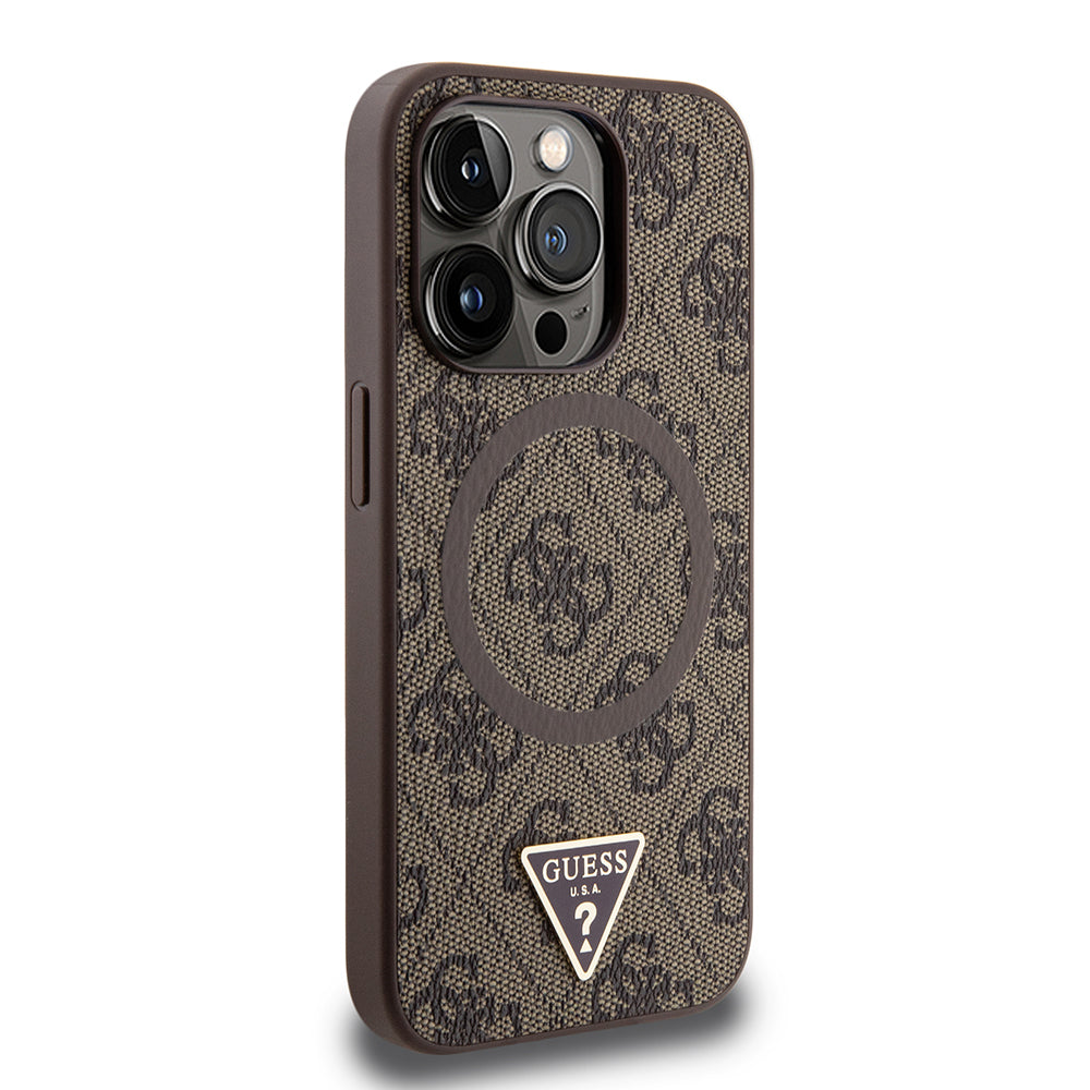 __genel|3|apple-iphone-14-pro-max-kilif-guess-orjinal-lisansli-m-safe-sarj-ozellikli-pu-ucgen-logo-4g-desenli-kapak-04|Apple iPhone 14 Pro Max Kılıf Guess Orjinal Lisanslı MagSafe Şarj Özellikli PU Üçgen Logo 4G Desenli Kapak