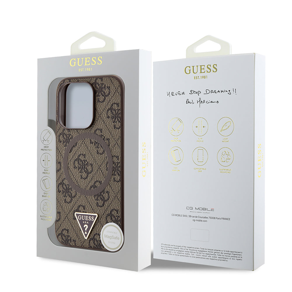 __genel|7|apple-iphone-14-pro-max-kilif-guess-orjinal-lisansli-m-safe-sarj-ozellikli-pu-ucgen-logo-4g-desenli-kapak-08|Apple iPhone 14 Pro Max Kılıf Guess Orjinal Lisanslı MagSafe Şarj Özellikli PU Üçgen Logo 4G Desenli Kapak