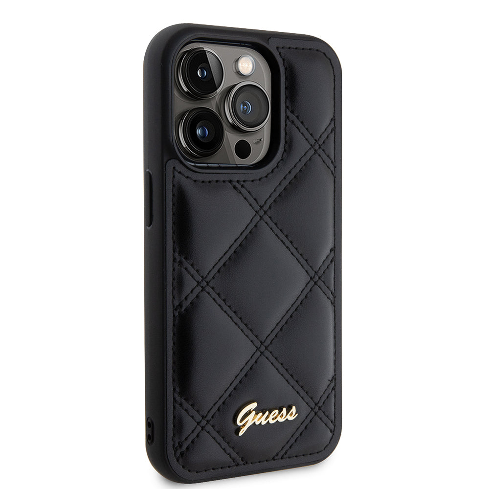 __genel|3|apple-iphone-14-pro-max-kilif-guess-orjinal-lisansli-pu-deri-metal-yazi-logolu-kapitone-kapak-04|Apple iPhone 14 Pro Max Kılıf Guess Orjinal Lisanslı PU Deri Metal Yazı Logolu Kapitone Kapak