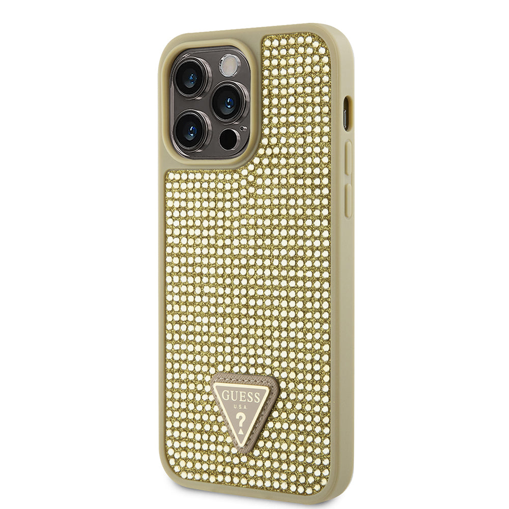 __genel|1|apple-iphone-14-pro-max-kilif-guess-orjinal-lisansli-tasli-arka-yuzey-ucgen-logolu-kapak-02|Apple iPhone 14 Pro Max Kılıf Guess Orjinal Lisanslı Taşlı Arka Yüzey Üçgen Logolu Kapak