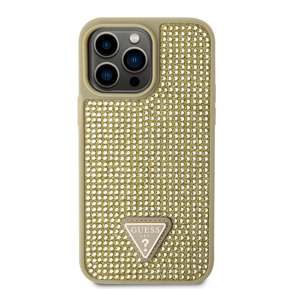 __genel|2|apple-iphone-14-pro-max-kilif-guess-orjinal-lisansli-tasli-arka-yuzey-ucgen-logolu-kapak-03|Apple iPhone 14 Pro Max Kılıf Guess Orjinal Lisanslı Taşlı Arka Yüzey Üçgen Logolu Kapak