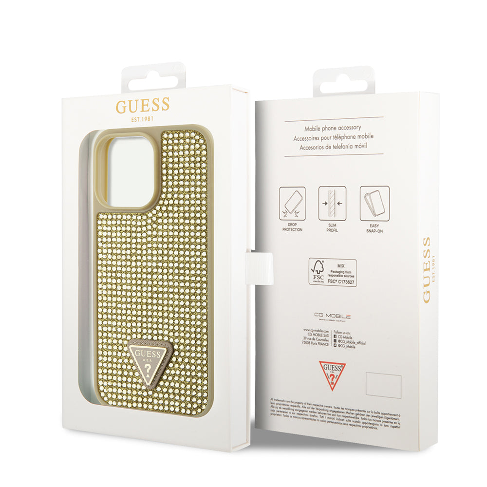 __genel|7|apple-iphone-14-pro-max-kilif-guess-orjinal-lisansli-tasli-arka-yuzey-ucgen-logolu-kapak-08|Apple iPhone 14 Pro Max Kılıf Guess Orjinal Lisanslı Taşlı Arka Yüzey Üçgen Logolu Kapak