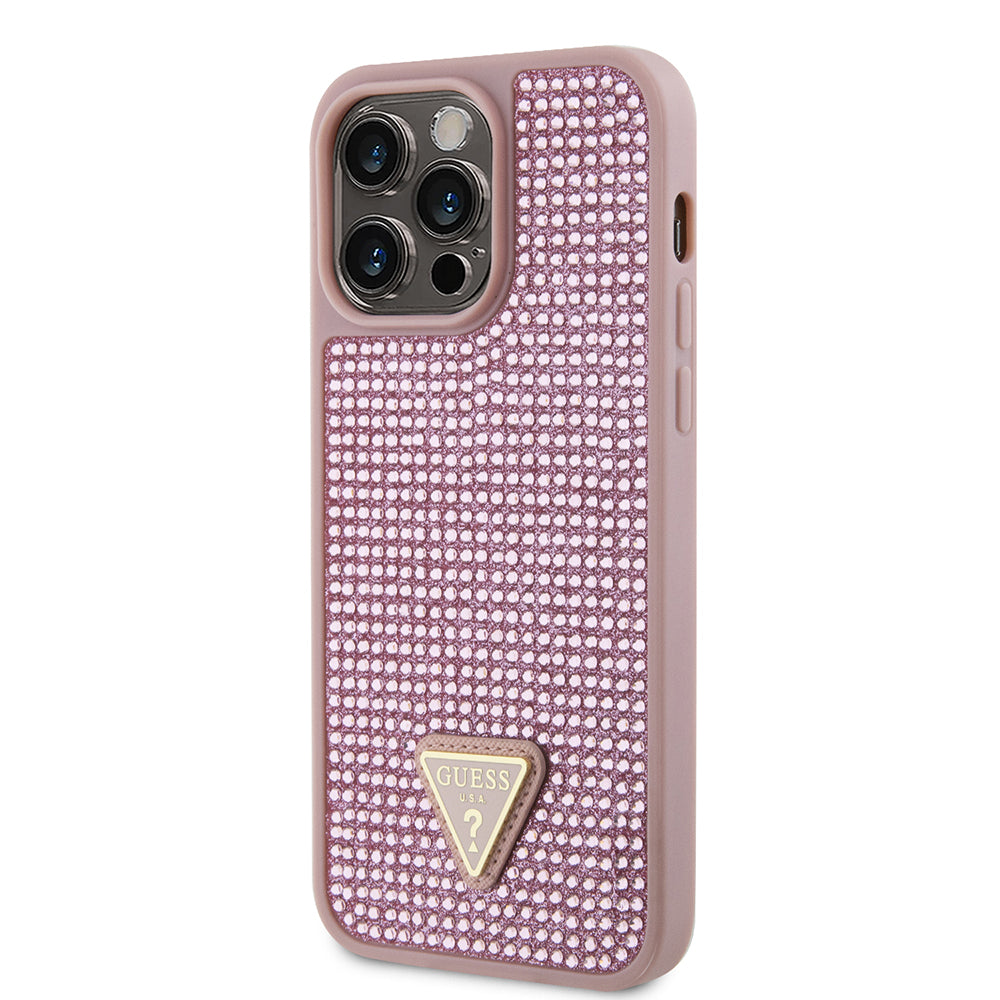 __genel|15|apple-iphone-14-pro-max-kilif-guess-orjinal-lisansli-tasli-arka-yuzey-ucgen-logolu-kapak-16|Apple iPhone 14 Pro Max Kılıf Guess Orjinal Lisanslı Taşlı Arka Yüzey Üçgen Logolu Kapak