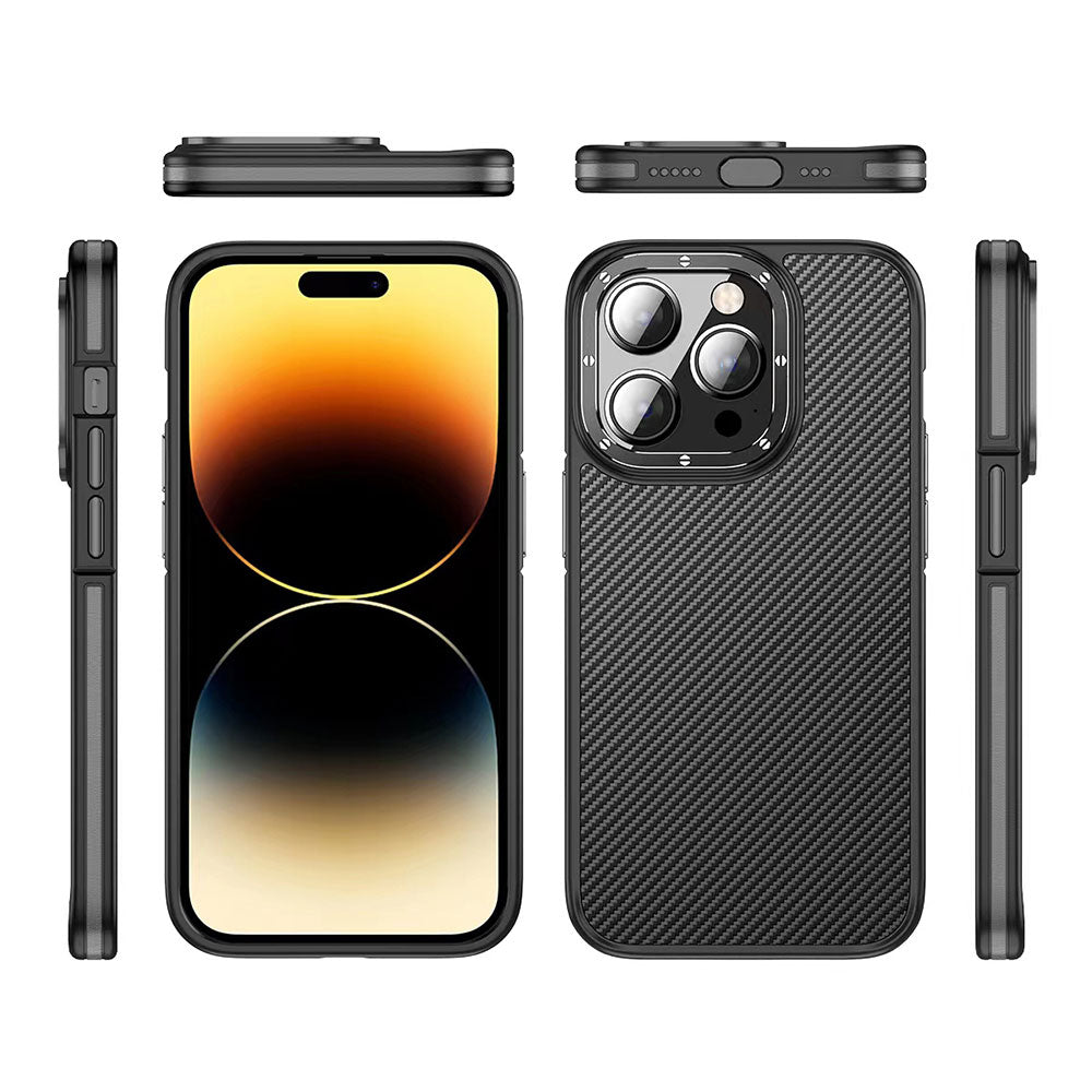 __genel|2|apple-iphone-14-pro-max-kilif-karbon-fiber-gorunumlu-wlons-marin-kapak-03|Apple iPhone 14 Pro Max Kılıf Karbon Fiber Görünümlü Wlons Marin Kapak
