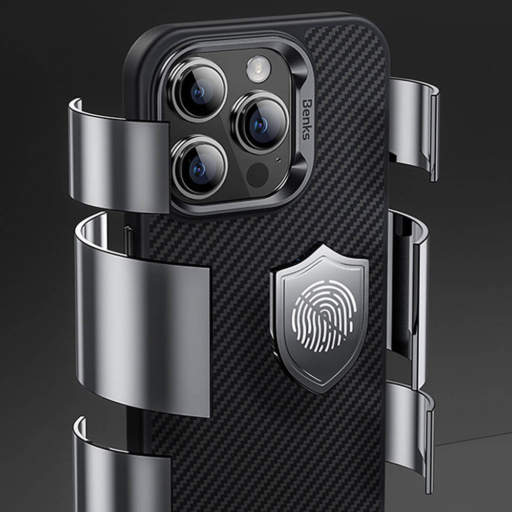 __genel|12|apple-iphone-14-pro-max-kilif-karbon-fiber-m-safe-sarj-ozellikli-benks-hybrid-armorpro-600d-kevlar-kapak-13|Apple iPhone 14 Pro Max Kılıf Karbon Fiber MagSafe Şarj Özellikli Benks Hybrid ArmorPro 600D Kevlar Kapak