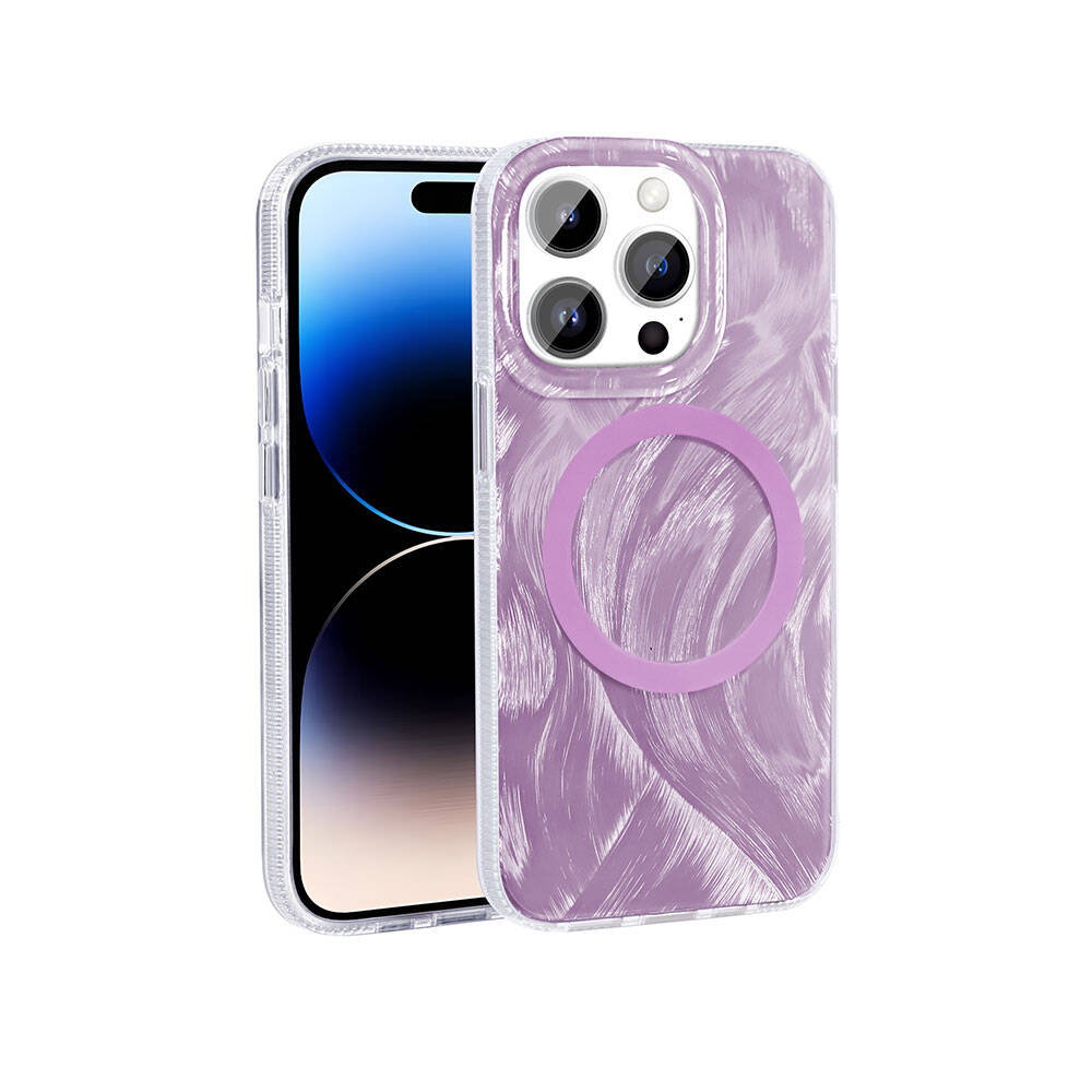 __genel|4|apple-iphone-14-pro-max-kilif-m-safe-sarj-ozellikli-firca-boya-desenli-zore-palet-kapak-05|Apple iPhone 14 Pro Max Kılıf MagSafe Şarj Özellikli Fırça Boya Desenli Gordonix Palet Kapak