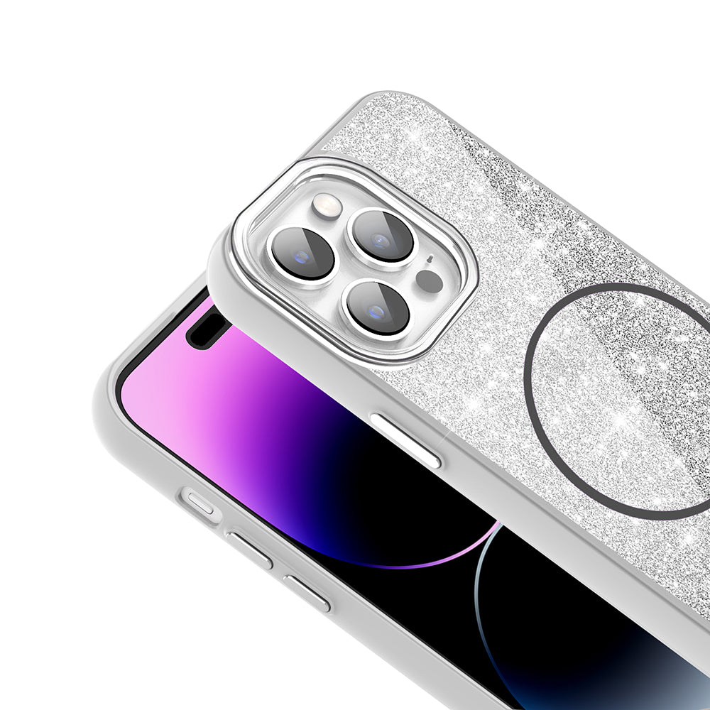 __genel|9|apple-iphone-14-pro-max-kilif-m-safe-sarj-ozellikli-parlayan-simli-zore-okso-kapak-10|Apple iPhone 14 Pro Max Kılıf MagSafe Şarj Özellikli Parlayan Simli Gordonix Okso Kapak