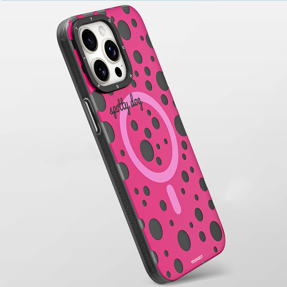 __genel|3|apple-iphone-14-pro-max-kilif-m-safe-sarj-ozellikli-polka-dot-desenli-youngkit-spots-serisi-kapak-04|Apple iPhone 14 Pro Max Kılıf MagSafe Şarj Özellikli Polka Dot Desenli Youngkit Spots Serisi Kapak