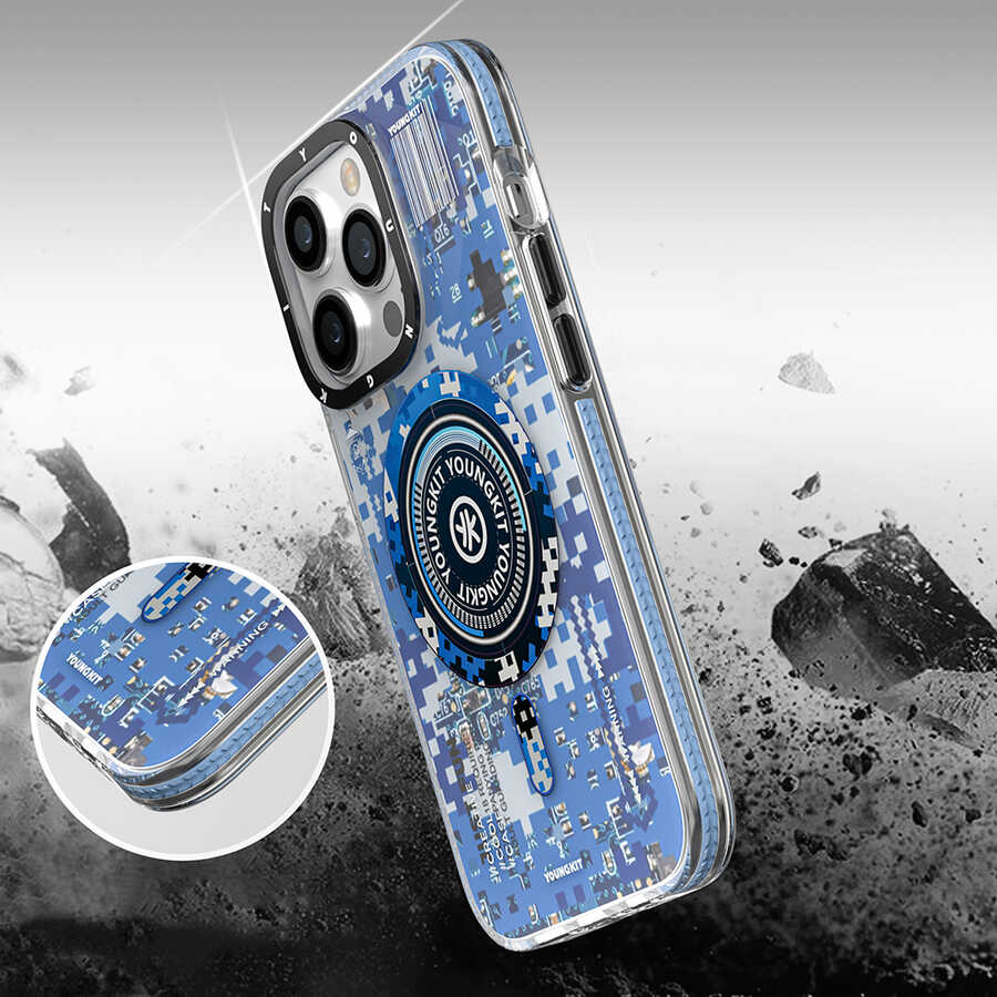 __genel|4|apple-iphone-14-pro-max-kilif-m-safe-sarj-ozellikli-youngkit-kamuflaj-serisi-kapak-05|Apple iPhone 14 Pro Max Kılıf MagSafe Şarj Özellikli YoungKit Kamuflaj Serisi Kapak