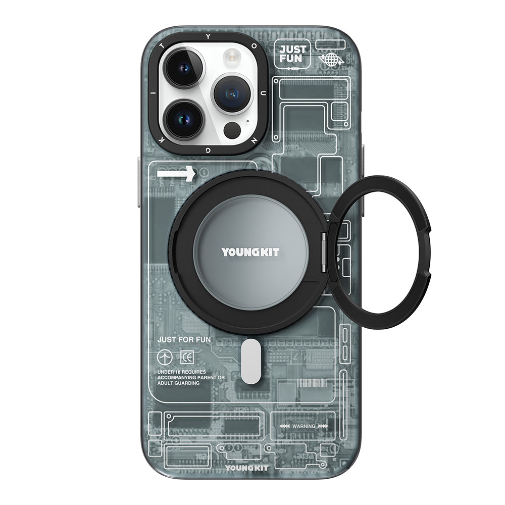 __genel|1|apple-iphone-14-pro-max-kilif-m-safe-sarj-ozellikli-youngkit-360-standli-technology-serisi-kapak-02|Apple iPhone 14 Pro Max Kılıf MagSafe Şarj Özellikli Youngkit 360° Standlı Technology Serisi Kapak
