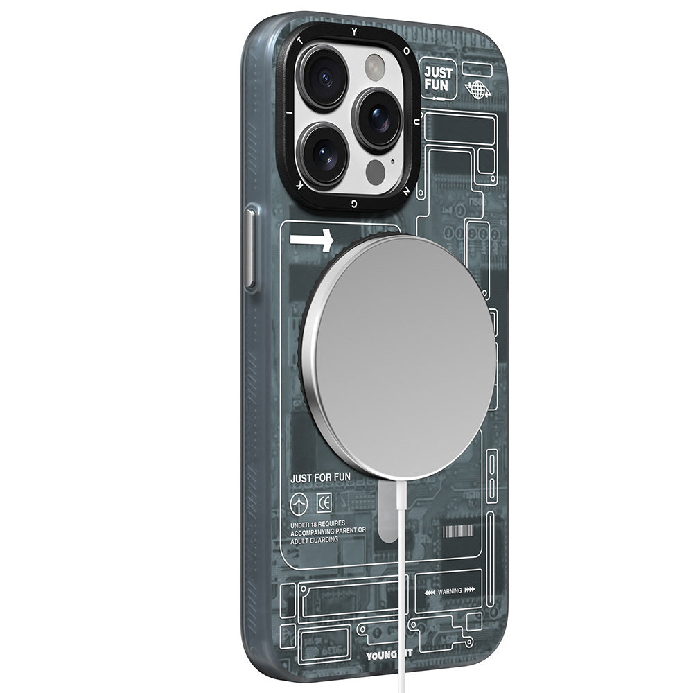 __genel|2|apple-iphone-14-pro-max-kilif-m-safe-sarj-ozellikli-youngkit-360-standli-technology-serisi-kapak-03|Apple iPhone 14 Pro Max Kılıf MagSafe Şarj Özellikli Youngkit 360° Standlı Technology Serisi Kapak